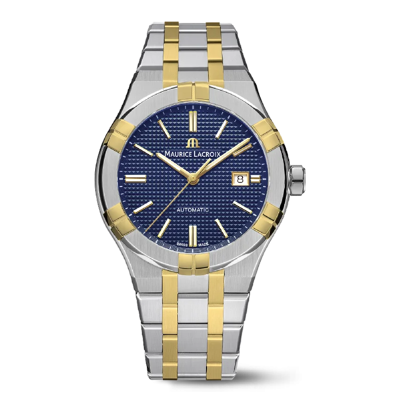 Men's Swiss Special Edition-Maurice Lacroix Men's Blue Aikon Automatic Watch AI6008-SY013-432-1