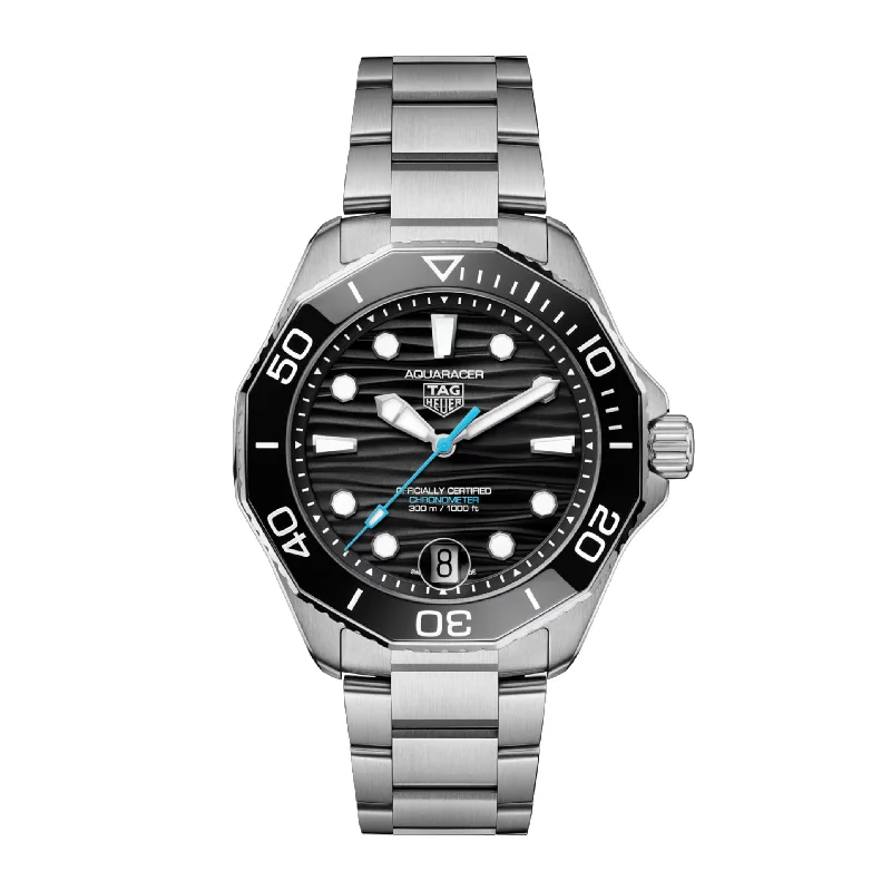 Men's Swiss Customized Edition-Tag Heuer Aquaracer Professional 300 Men's Black Watch WBP5110.BA0013
