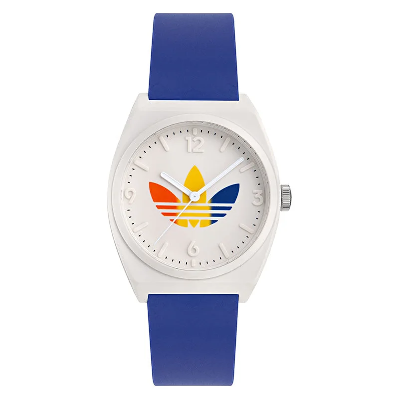 Unisex European Made Style Watches-Adidas Originals Project Two Grfx Unisex White Watch AOST24070