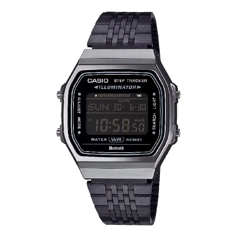 Women's Summer Design Mechanical Watches-Casio Vintage ABL-100WEGG-1BEF Bluetooth acciaio DLC nero Women's Summer Design Mechanical Watches-Casio Vintage ABL-100WEGG-1BEF Bluetooth acciaio DLC nero