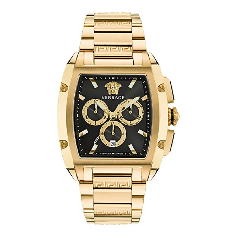 Men's Swiss Summer Edition-Versace Versace Dominus Men's Gold Watch VE6H00523