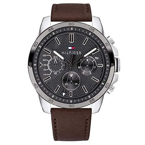Men's Fashionable Style Dress Watches-Tommy Hilfiger 1791562 Men's Brown Chronograph Watch