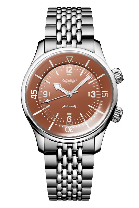 Men's Quartz Movement Style Dress Watches-Longines Legend Diver 39mm L3.764.4.96.6 Men's Quartz Movement Style Dress Watches-Longines Legend Diver 39mm L3.764.4.96.6