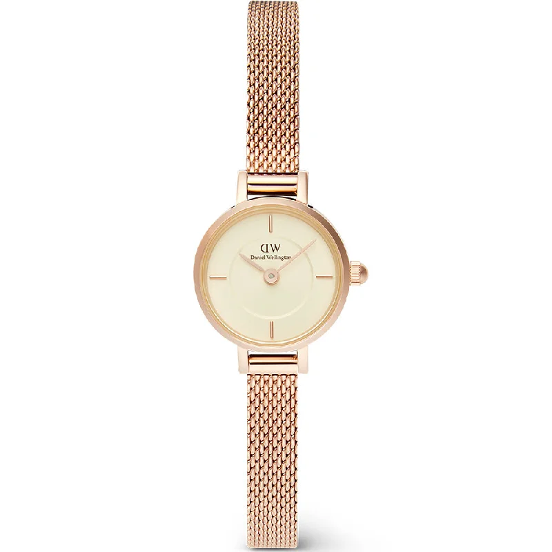 Men's Solar Powered Digital Watches-Daniel Wellington DW00100741 Petite Mini Champagne Melrose
