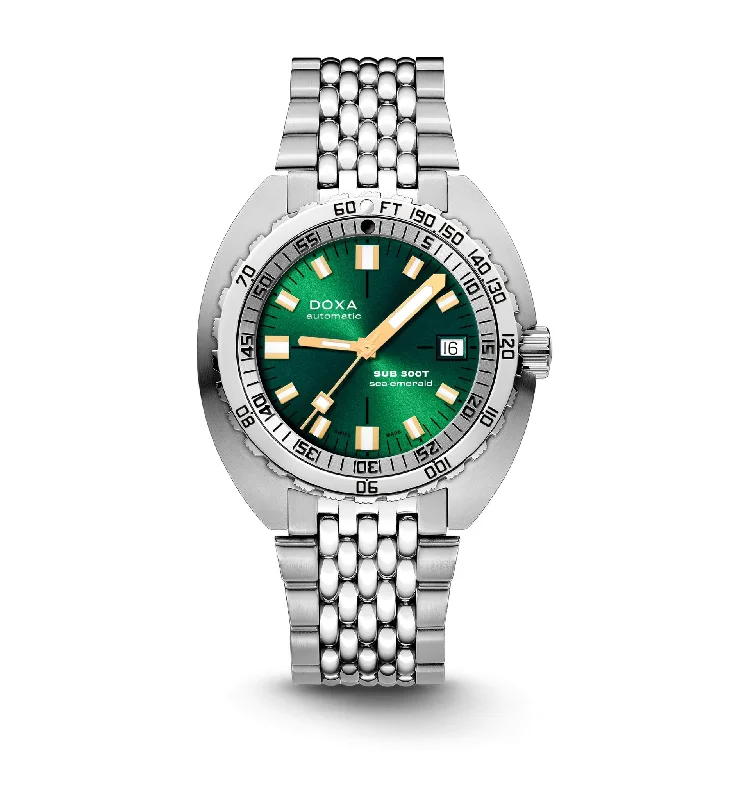 Men's Dive Watches with Water Pressure Sensor -Sea Emerald
