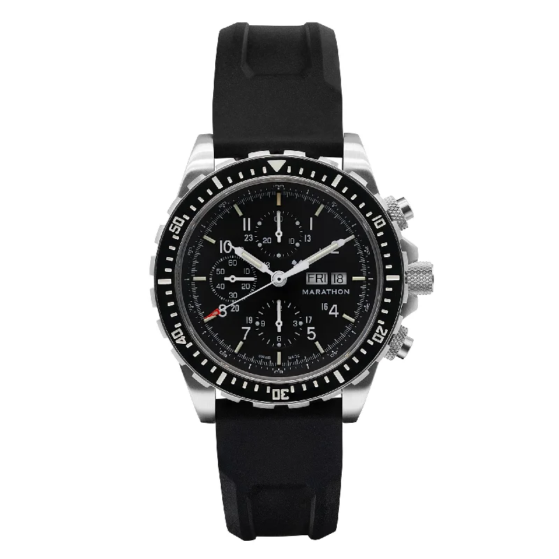 Men's Large Size Style Sports Watches-46mm Jumbo Diver/Pilot's Automatic Chronograph (CSAR)