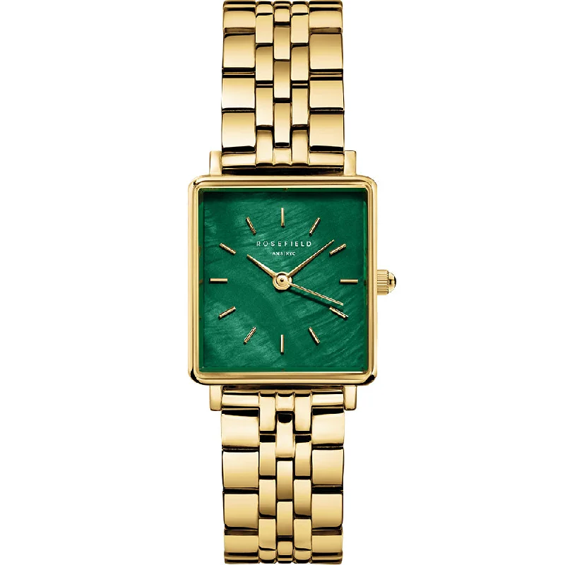 Dress Watches for Women Online-Rosefield BEGSG-Q050 Boxy XS Emerald