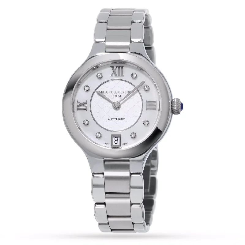 Men's Everyday Wear Design Men's Watches-Frederique Constant Watch Classic Delight Diamonds FC-306WHD3ER6B Men's Everyday Wear Design Men's Watches-Frederique Constant Watch Classic Delight Diamonds FC-306WHD3ER6B