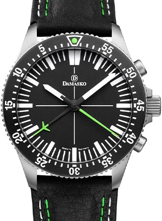 Elegant Men's Chronograph Watches for Special Events -DC80 Green - Central Minutes Chrono
