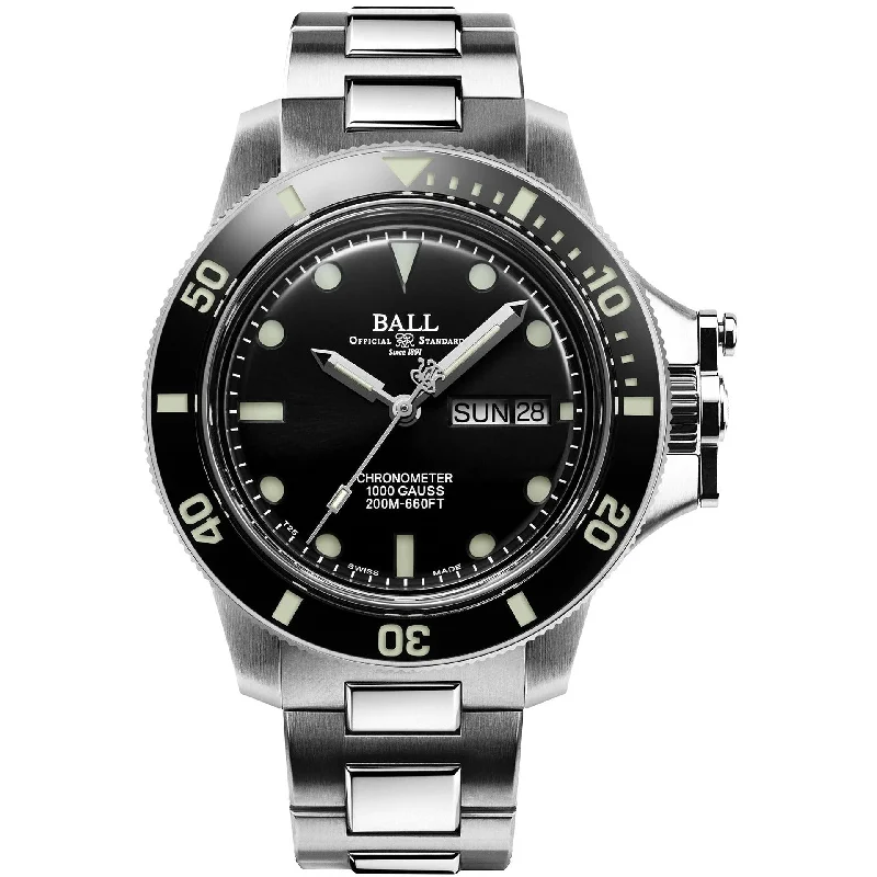 Men's Swiss Engagement Edition-Ball Engineer Hydrocarbon Original Men's Black Watch DM2118B-SCJ-BK