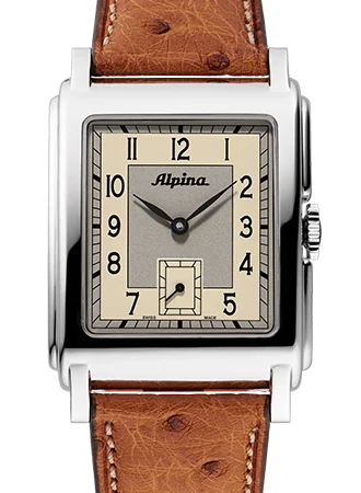 Men's Seasonal Dress Watches-Alpiner Heritage Carree Automatic Silver Ref. AL-530SAC3C6