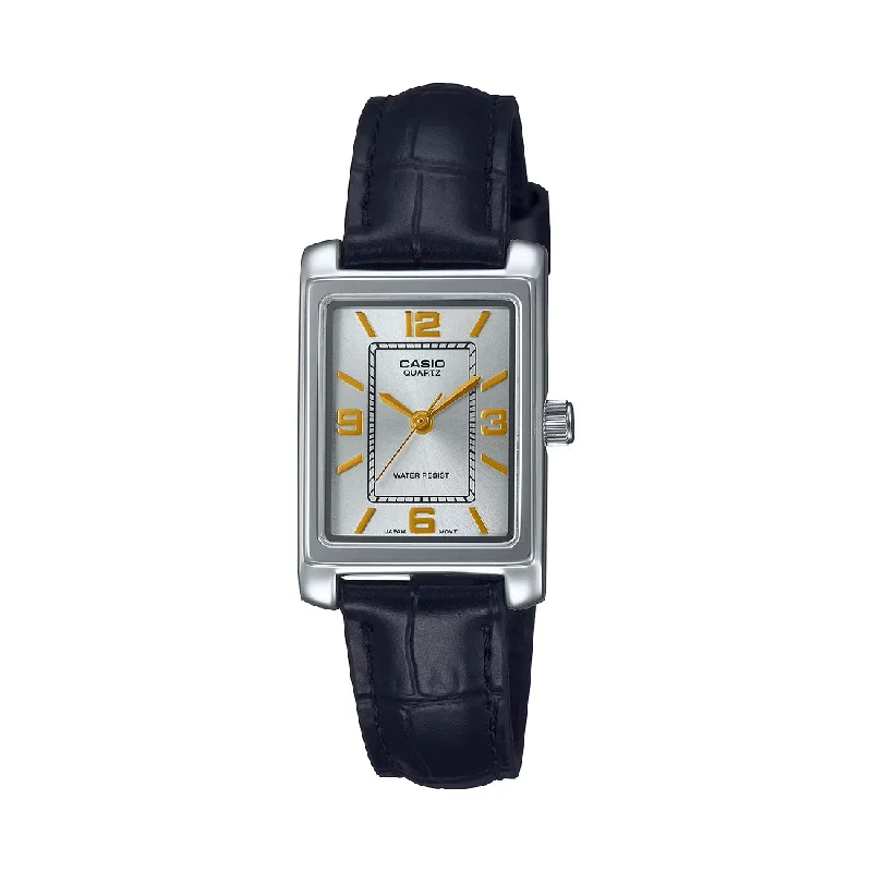 Women's Small Size Style Mechanical Watches-Casio collection LTP-1234PL-7A2EF acciaio cinturino pelle Women's Small Size Style Mechanical Watches-Casio collection LTP-1234PL-7A2EF acciaio cinturino pelle