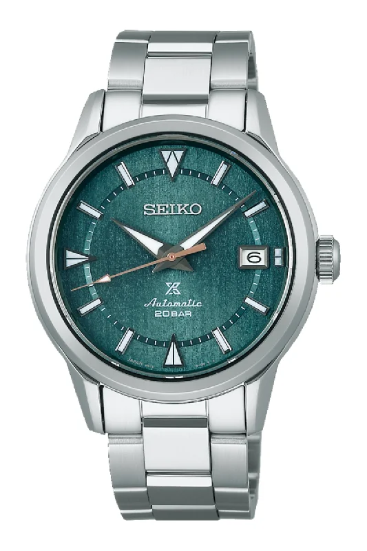 Men's Party Wear Dress Watches-Seiko Prospex 'Mystic Forest' Alpinist Boutique Exclusive SPB289
