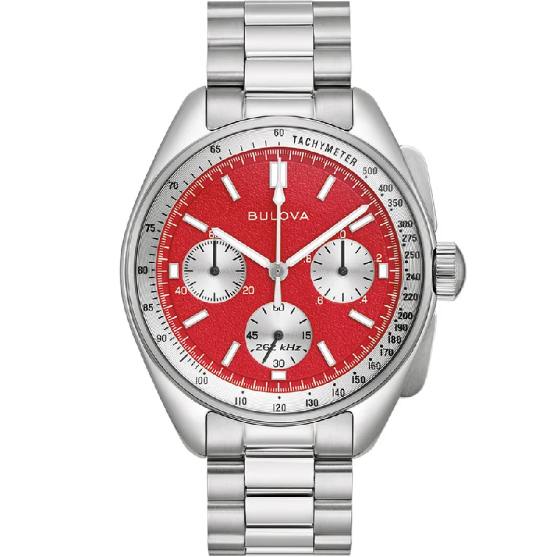 Men's High-End Style Men's Digital Watches-Bulova Lunar Pilot 96K115 Chronograph