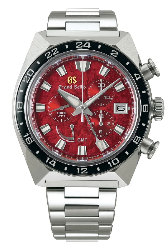 Men's White Dial Dress Watches-Grand Seiko Sport Caliber 9R GMT 20th Anniversary SBGC275