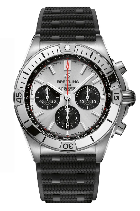Men's Analog Style Dress Watches-Breitling Chronomat B01 42 AB0134101G1S2