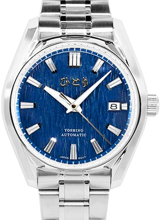 Men's Minimalist Style Dress Watches-Somei Yoshino Niwa Blue