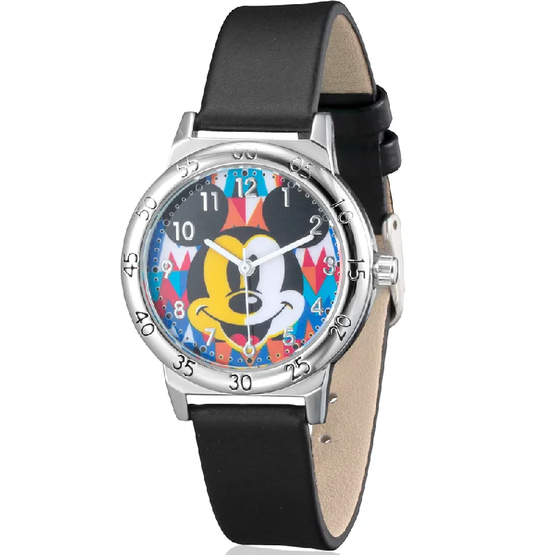 Kid's Bluetooth Connectivity Watches for Music-Disney SPW041 Mickey Mouse Time Teacher
