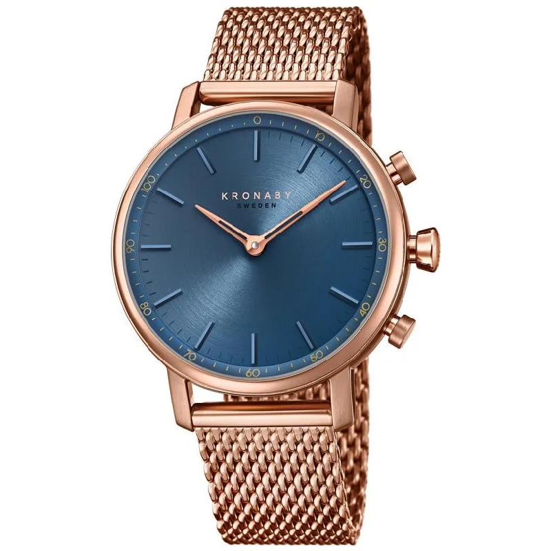 Men's Special Edition Slim Watches-Kronaby S0668/1 Ladies Rose Gold Carat Hybrid Smartwatch Men's Special Edition Slim Watches-Kronaby S0668/1 Ladies Rose Gold Carat Hybrid Smartwatch
