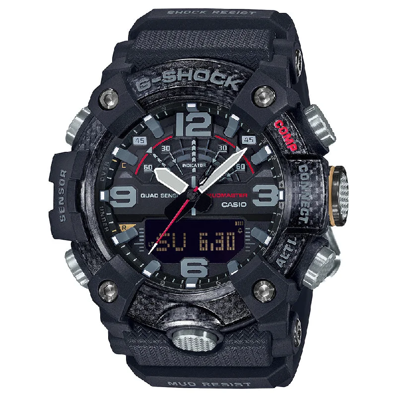 Mens Digital Style Smart Watches-G-Shock Mudmaster GGB100-1A Smartphone Link Connectivity