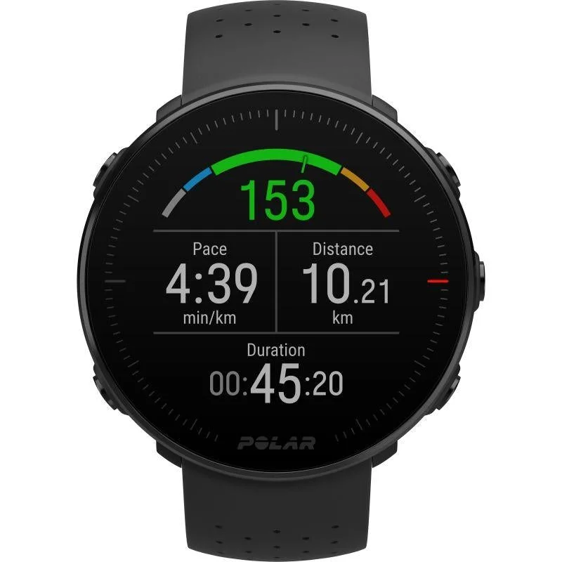 Unisex European Made Watches-Polar 90069736 Vantage M Black Sport Smartwatch