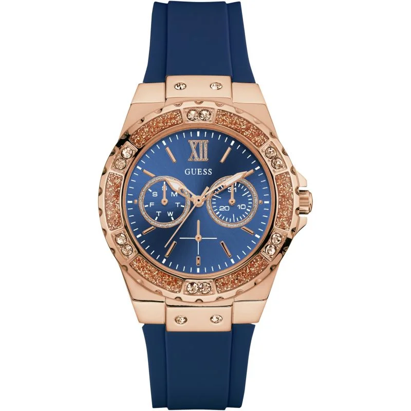 Men's Business Meeting Design Dress Watches-Guess W1053L1 Ladies Limelight Blue Watch