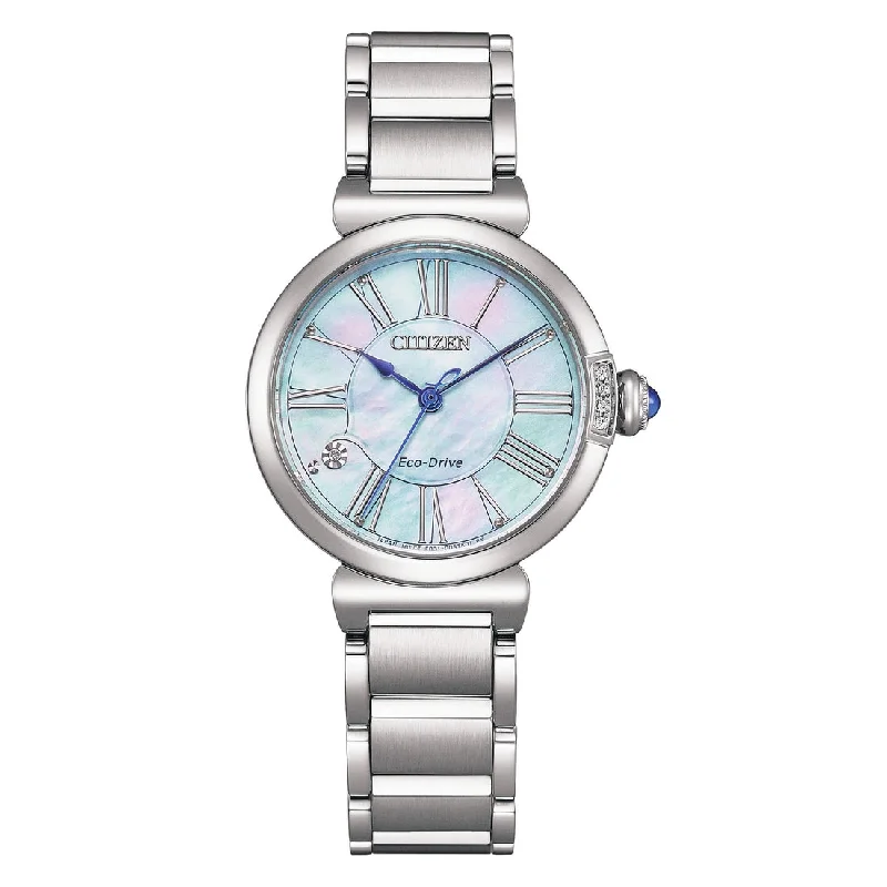 Women's Casual Wear Design Mechanical Watches-Orologio da donna Citizen EM1060-87N madreperla e brillanti Women's Casual Wear Design Mechanical Watches-Orologio da donna Citizen EM1060-87N madreperla e brillanti