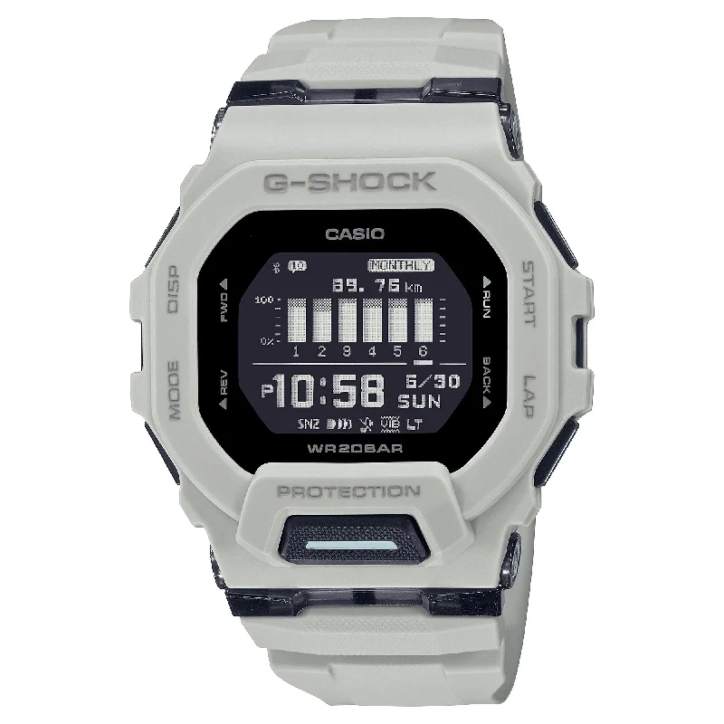 Men's Automatic Wind Sports Watches-Orologio G-Shock GBD-200UU-9ER grigio chiaro