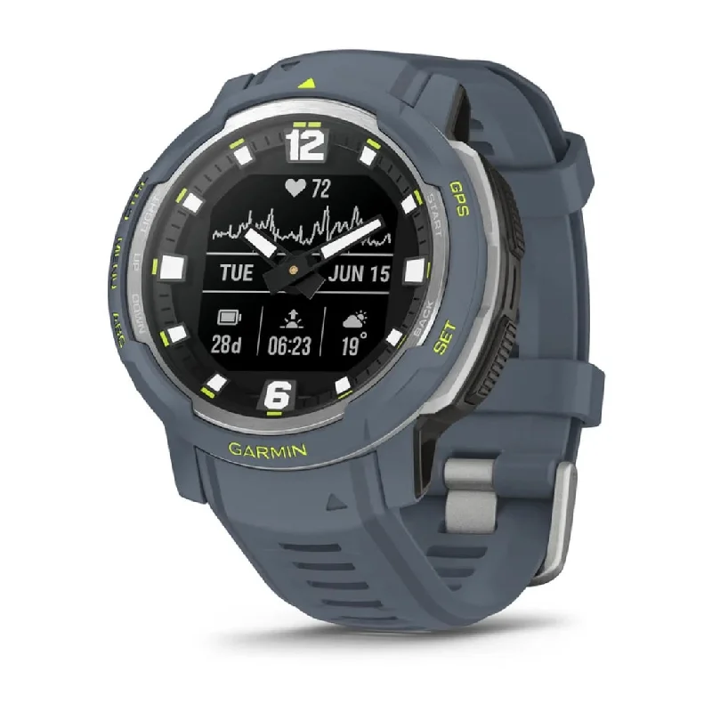 Men's Night Out Design Sports Watches-Orologio Garmin Instinct Crossover granite blue 010-02730-04