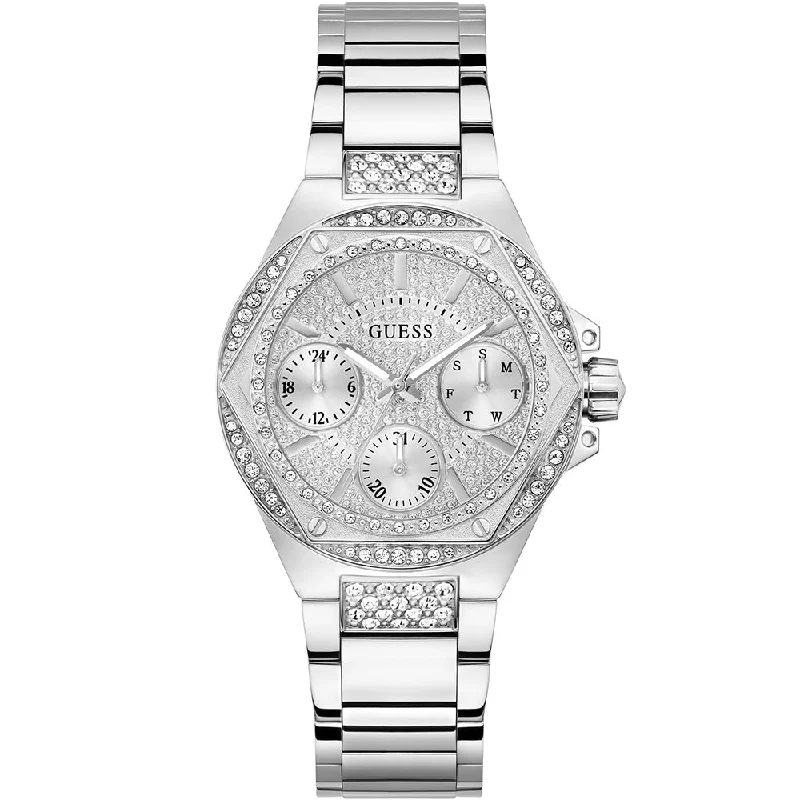 Women's Thick Case Dress Watches-Guess Envy GW0878L1 Multi-Function