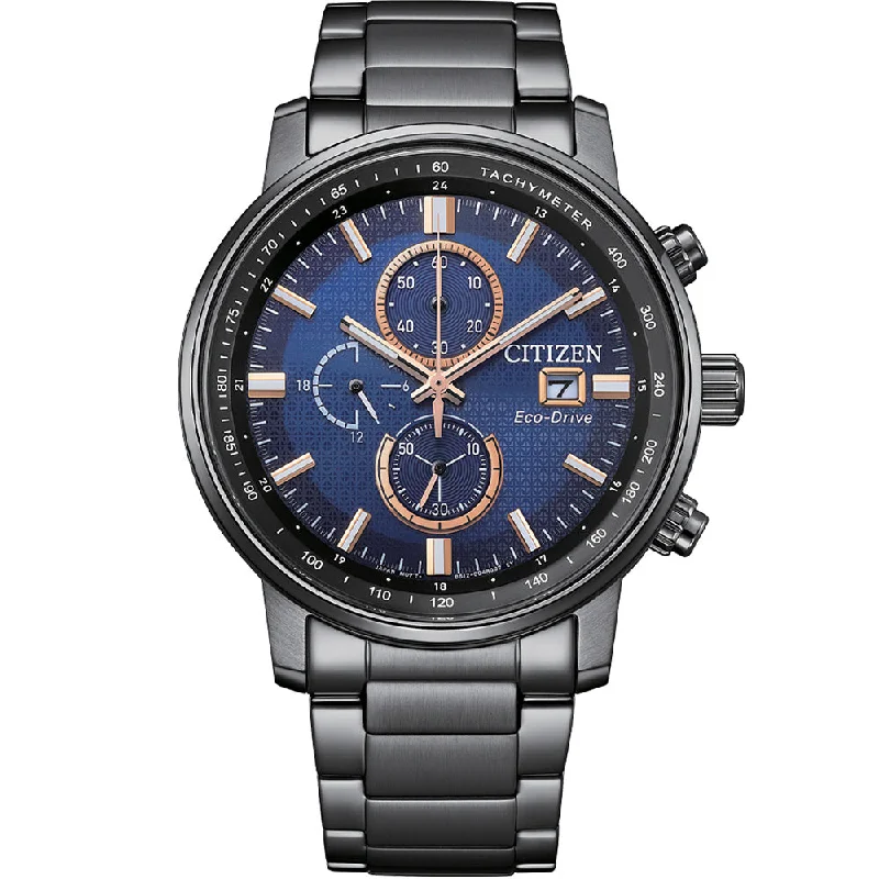 Men's Limited Edition Design Sports Watches-Citizen Eco-Drive CA0845-83L Chronograph