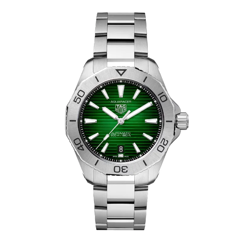 Men's Swiss Gift Edition-Tag Heuer Aquaracer Professional 200 Men's Green Watch WBP2115.BA0627