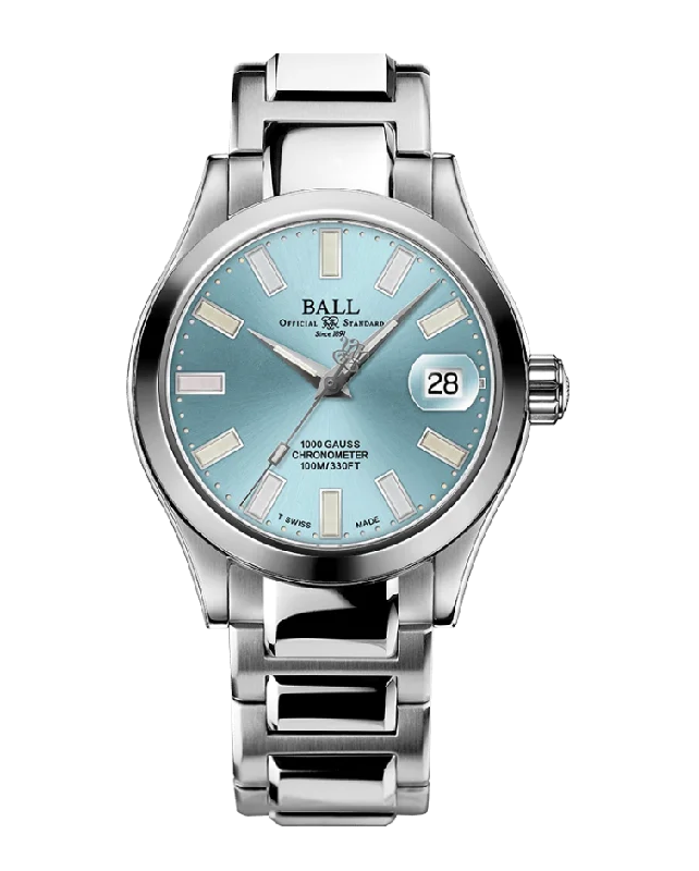 Men's Swiss Eco-Drive Edition-Ball Ladies Watch Engineer III Marvelight Chronometer Ice Blue NL9616C-S1C-IBER Men's Swiss Eco-Drive Edition-Ball Ladies Watch Engineer III Marvelight Chronometer Ice Blue NL9616C-S1C-IBER