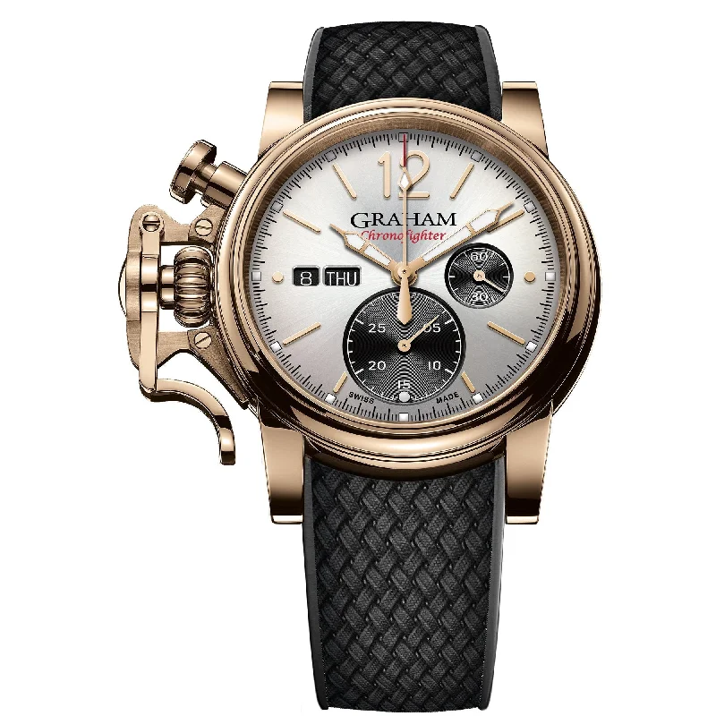 Men's Field Watches Biodegradable-Graham Black Chronofighter Vintage Watch 2CVAK.S03A Men's Field Watches Biodegradable-Graham Black Chronofighter Vintage Watch 2CVAK.S03A