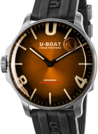Men's Quartz Watch Formal Event Edition-Darkmoon 44mm Brown SS Soleil Ref. 8703/B