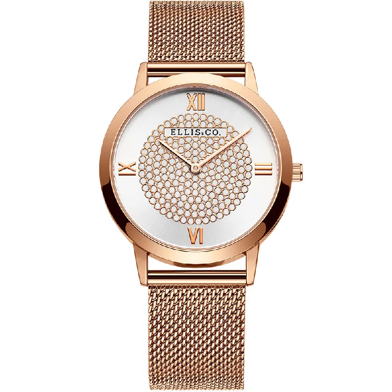 Women's Thick Case Style Dress Watches-Ellis & Co Mariah