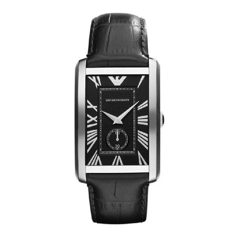 Men's Classic Watch Retailer-Emporio Armani Men's Watch Classic Black AR1604