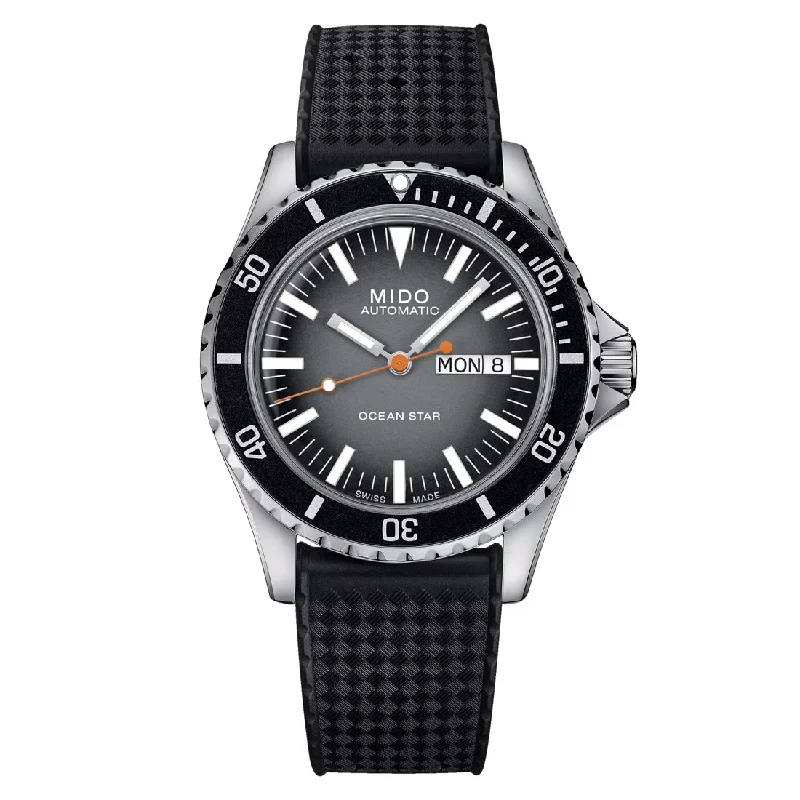 Men's Engagement Style Sports Watches-Orologio Mido Ocean Star Tribute Gradient nero tropic
