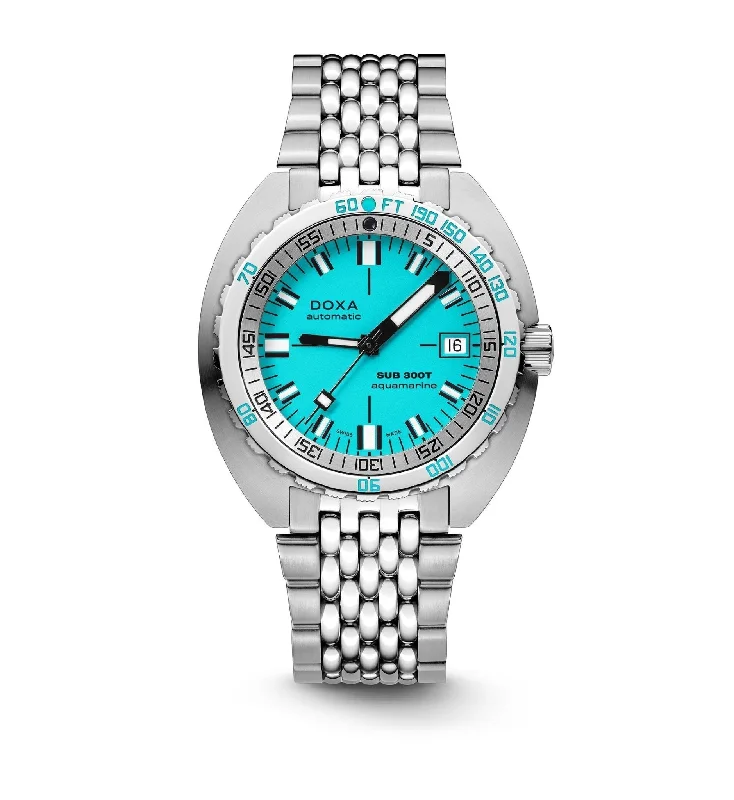 Men's Dive Watches for Professional Scuba Divers -Aquamarine