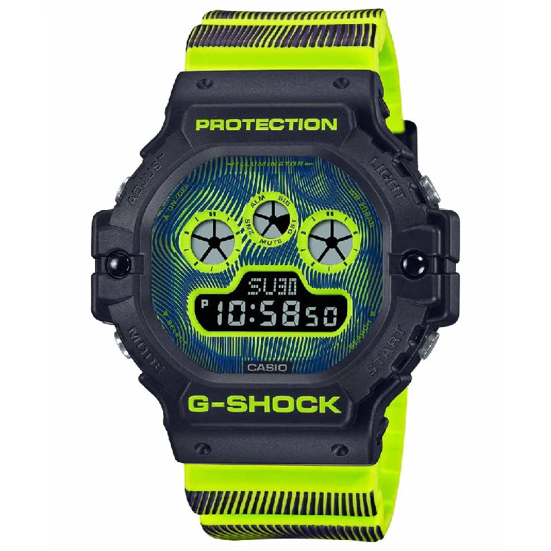 Unisex Special Edition Design Watches-Casio G-Shock Time Distortion Limited Men's Green Watch DW-5900TD-9ER Unisex Special Edition Design Watches-Casio G-Shock Time Distortion Limited Men's Green Watch DW-5900TD-9ER