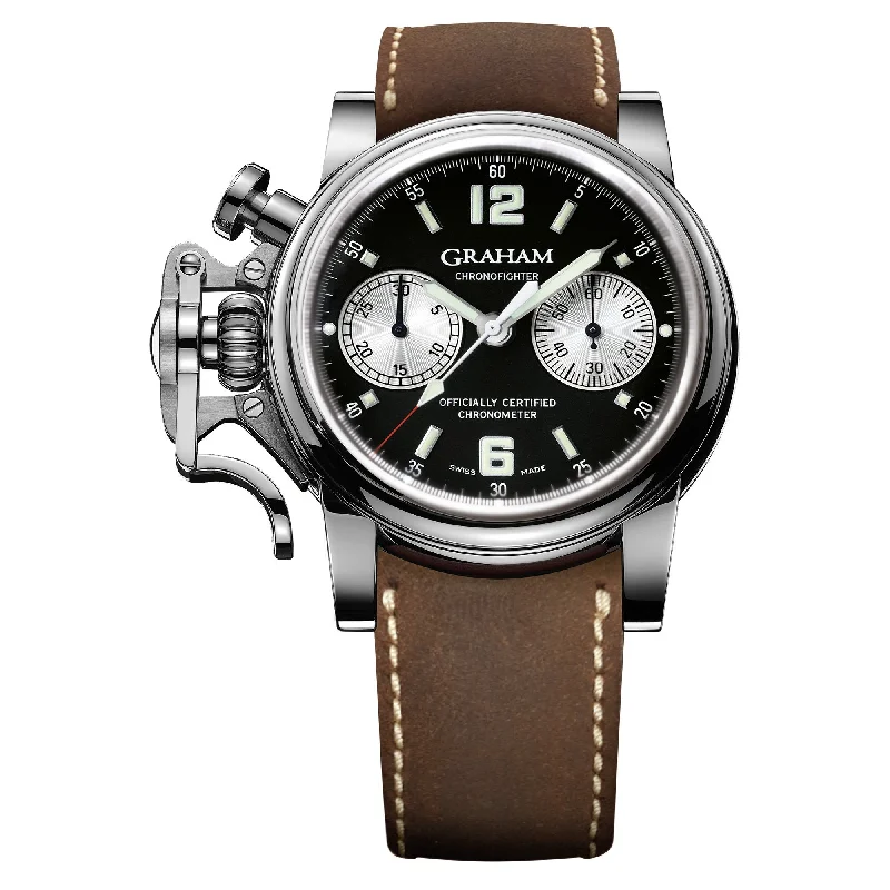 Men's Field Watches Adjustable-Graham Brown Chronofighter Vintage Ltd Watch 2CVES.B01A Men's Field Watches Adjustable-Graham Brown Chronofighter Vintage Ltd Watch 2CVES.B01A