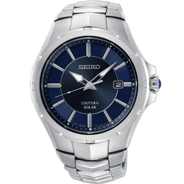 Men's Solar Powered Watch Manufacturer-Seiko Coutura SNE511P Solar