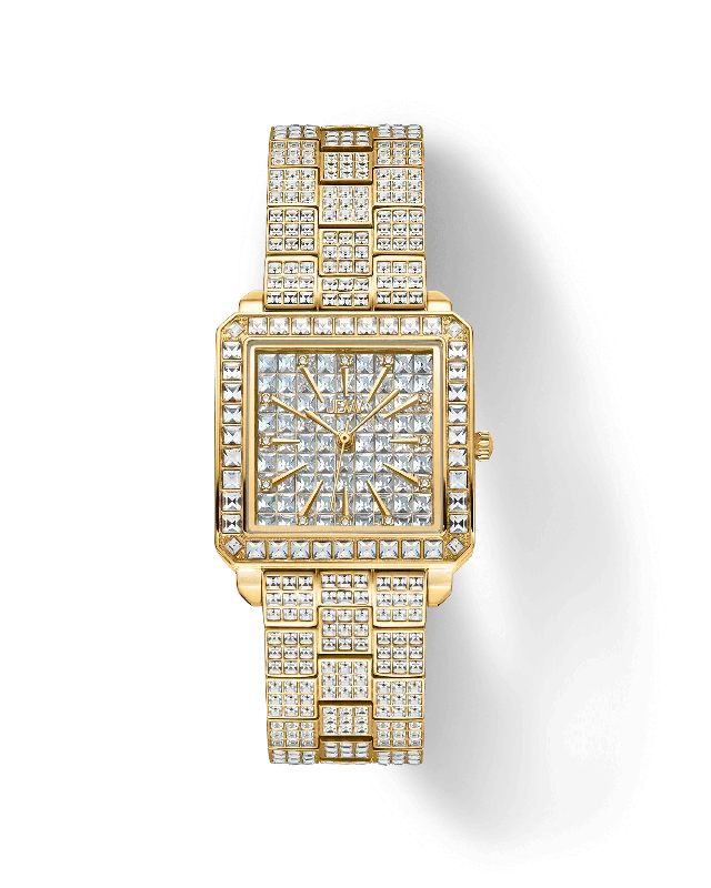 Women's Eco-Drive Design Mechanical Watches-RESERVE Cristal Gold | R6386A