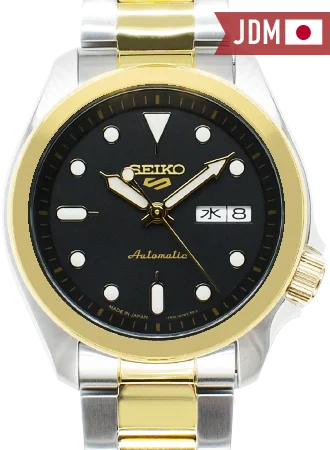 Men's Retro Design Sports Watches-Seiko 5 Sports “Sports Style” Yellow Gold 40 Ref. SBSA050 Men's Retro Design Sports Watches-Seiko 5 Sports “Sports Style” Yellow Gold 40 Ref. SBSA050