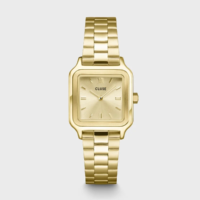 Women's Special Edition Design Mechanical Watches-Gracieuse Petite Watch Steel, Full Gold Colour