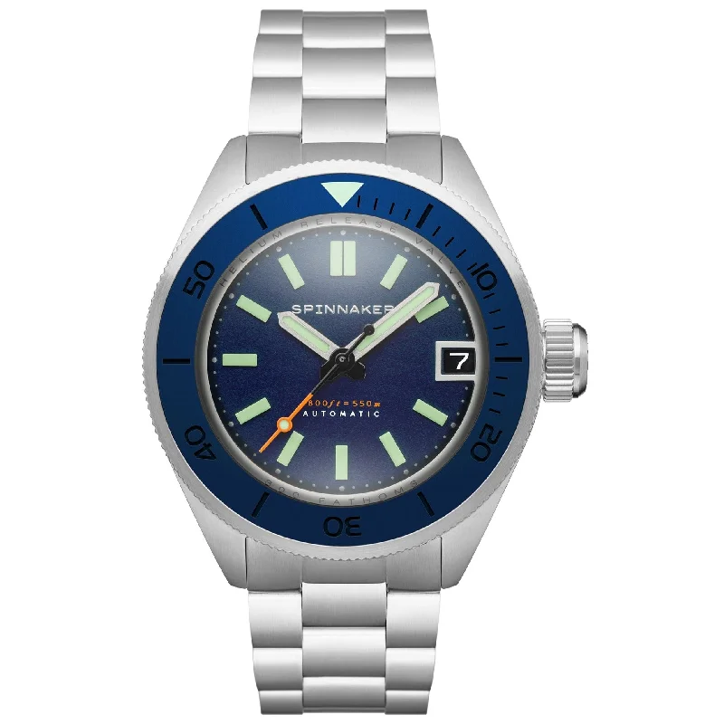 Buy Men's Dive Watches Online -Spinnaker Dark Cerulean Piccard Automatic Watch SP-5098-22