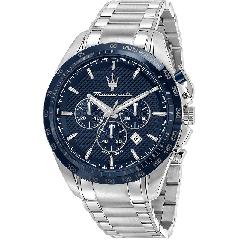 Men's Chronograph Watches with Stainless Steel Case -Maserati R8873612043 Traguardo Chronograph Men's Chronograph Watches with Stainless Steel Case -Maserati R8873612043 Traguardo Chronograph