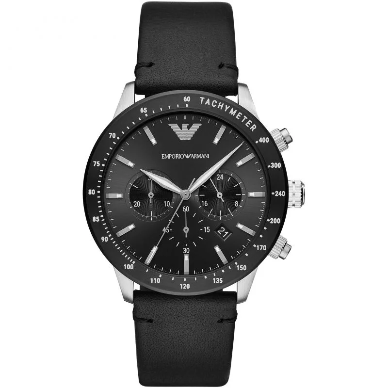 Men's Summer Slim Watches-Emporio Armani AR11243 Men's Sport Mario Chronograph Watch