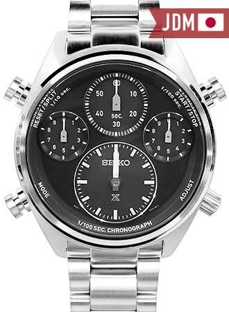 Men's Birthday Design Sports Watches-Prospex Speedtimer Solar Chronograph Black Ref. SBER003