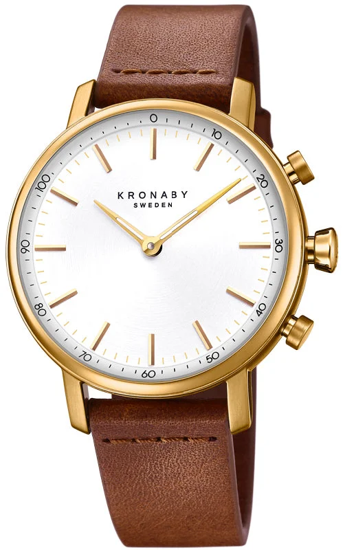 Ladies Smart Watches with Menstrual Tracking-Kronaby Carat Smartwatch